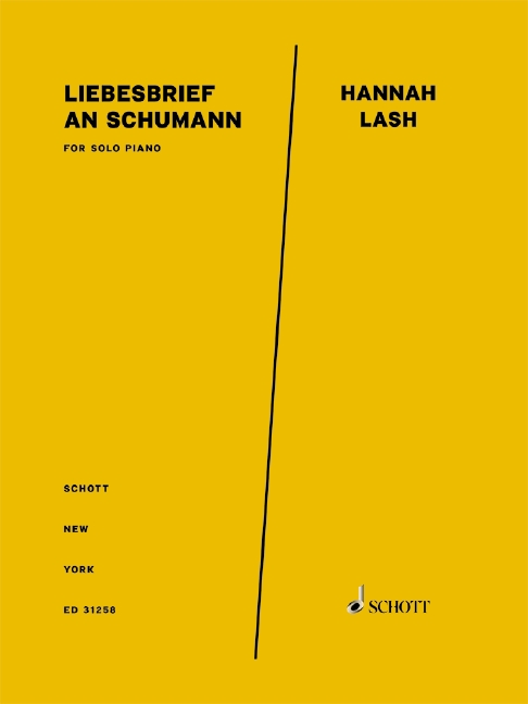 Vorderes Coverbild Liebesbrief an Schumann 