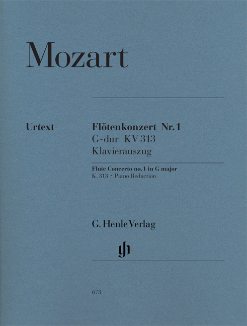 Vorderes Coverbild Flötenkonzert Nr. 1 G-dur KV 313