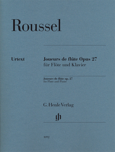 Vorderes Coverbild Joueurs de flûte op. 27 für Flöte und Klavier