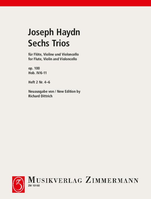 Vorderes Coverbild Sechs Trios op. 100 Hob. IV/6-11 Heft 2 Nr. 4-6