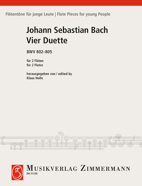 Vorderes Coverbild Duette BWV 802 - 805 