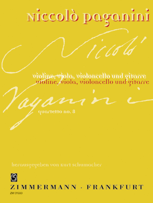 Vorderes Coverbild Quartetto Nr. 8 A-Dur 