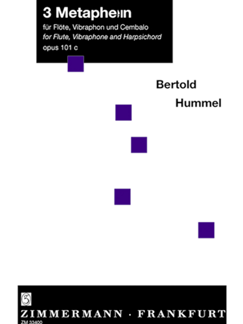 Vorderes Coverbild 3 Metaphern op. 101c 
