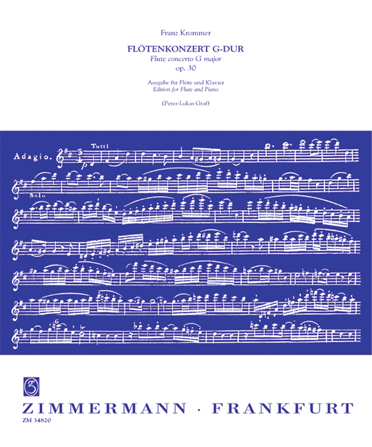 Vorderes Coverbild Flötenkonzert G-Dur op. 30 