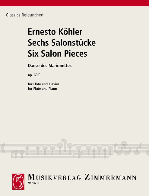 Vorderes Coverbild Sechs Salonsstücke op. 60/6 