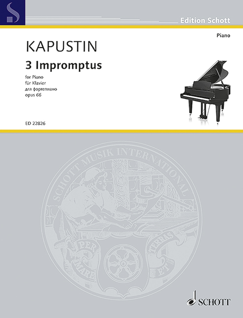 Vorderes Coverbild 3 Impromptus op. 66 