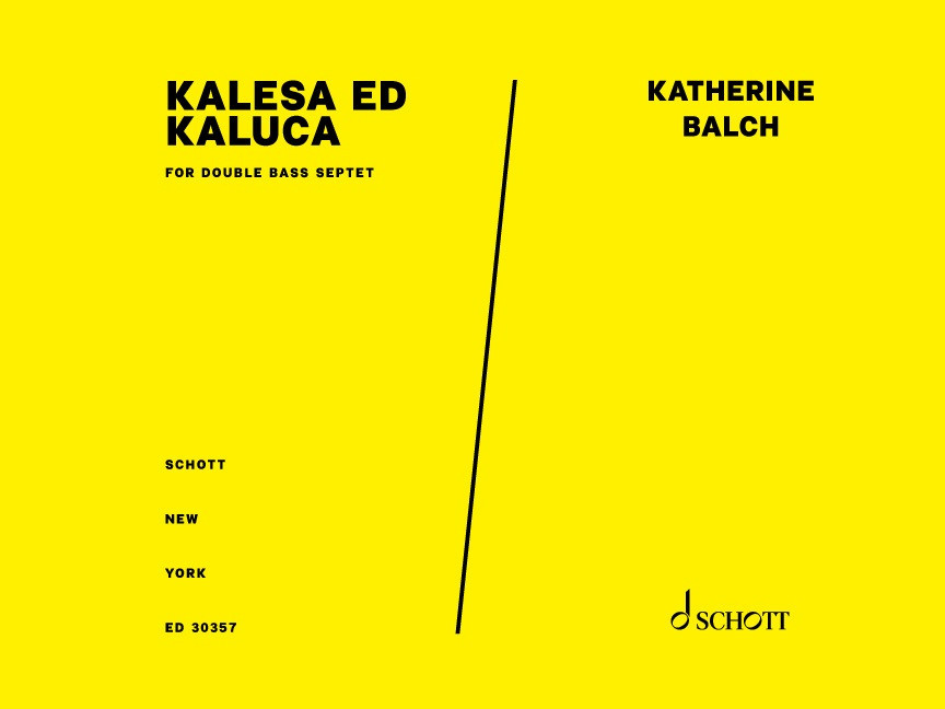 Vorderes Coverbild Kalesa Ed Kaluca 