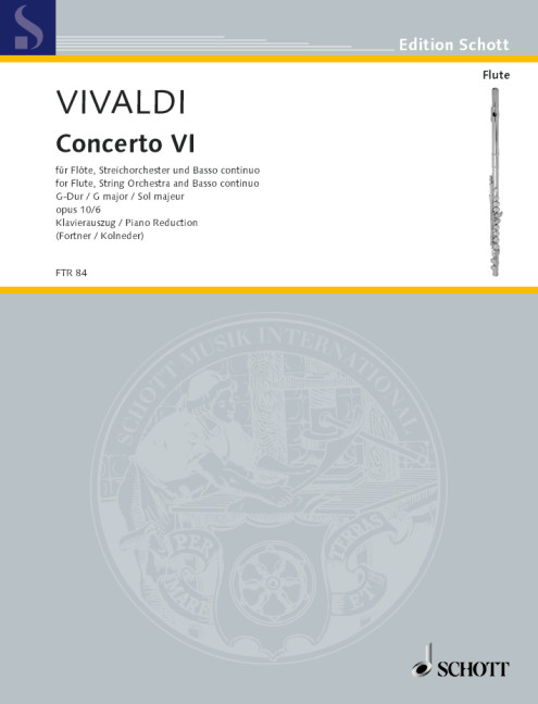Anderes Coverbild Concerto VI op. 10/6 RV 437/PV 105