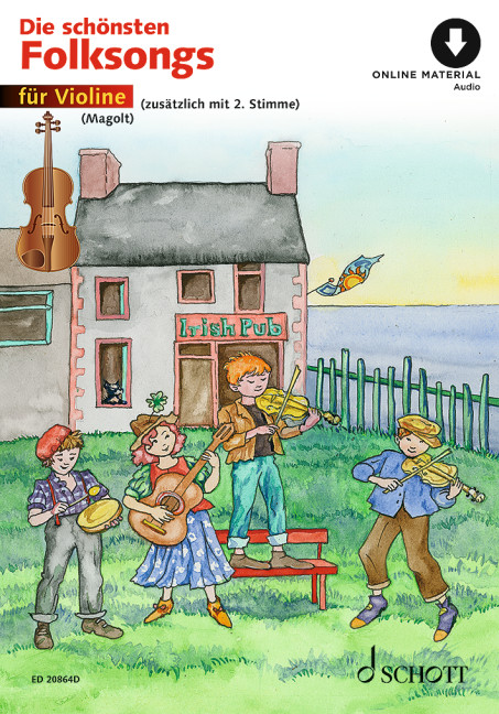 Vorderes Coverbild Die schönsten Folksongs 