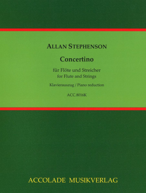 Vorderes Coverbild Concertino für Flöte und Streicher 