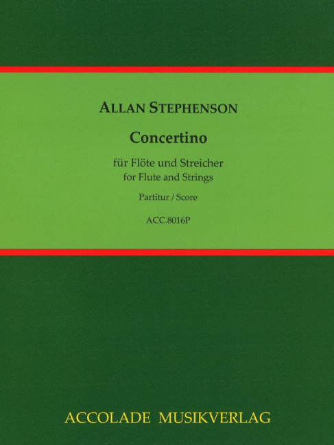 Vorderes Coverbild Concertino für Flöte und Streicher 