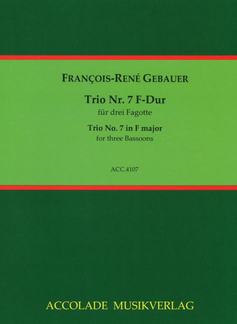 Vorderes Coverbild Trio Nr. 7 