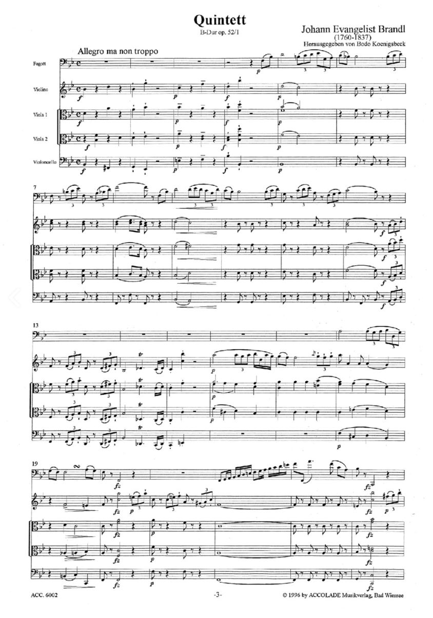 Anderes Coverbild Quintett op. 52/1 