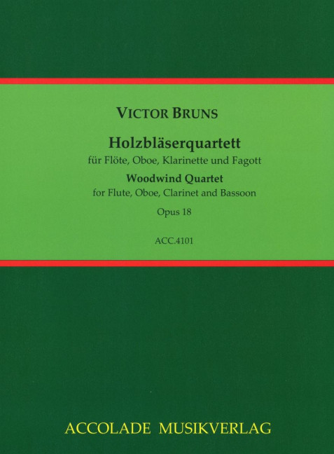 Vorderes Coverbild Holzbläserquartett op. 18 