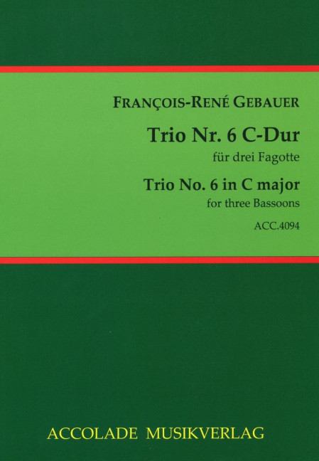 Vorderes Coverbild Trio Nr. 6 