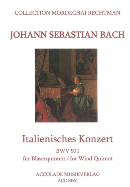 Vorderes Coverbild Italienisches Konzert BWV 971 