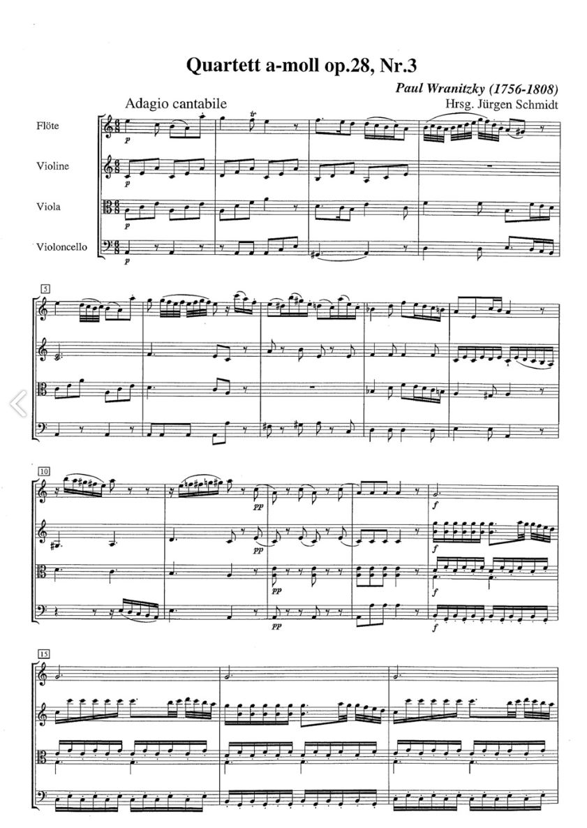 Anderes Coverbild Quartett op.28, 3 