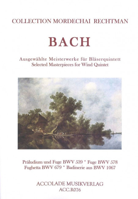 Vorderes Coverbild Ausgewählte Meisterwerke für Bläserquintett 