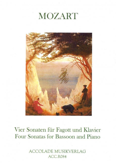 Vorderes Coverbild Vier Sonaten für Fagott und Klavier 