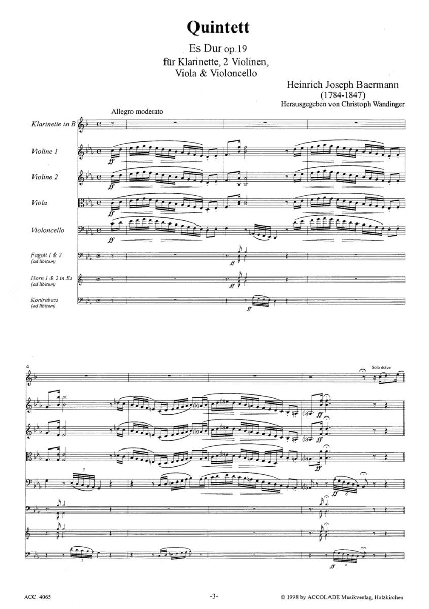 Anderes Coverbild Quintett op. 19 