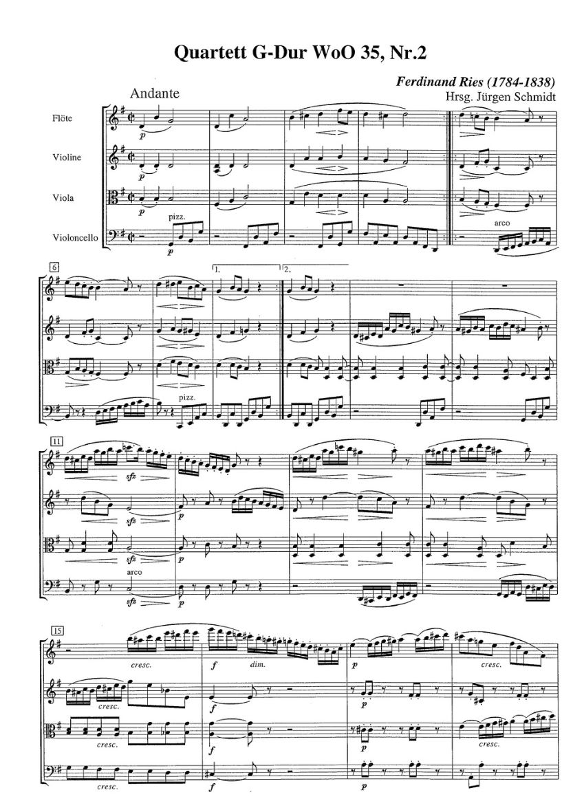 Anderes Coverbild Sechs Quartette WoO 35,2 