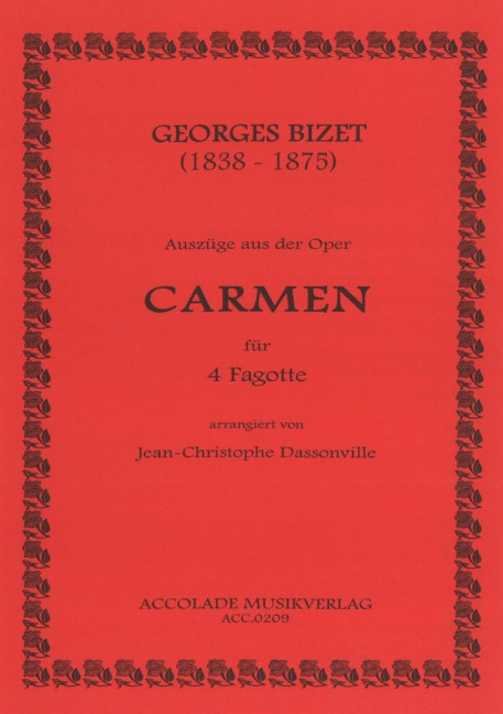 Vorderes Coverbild Carmen - Auszüge aus der Oper 