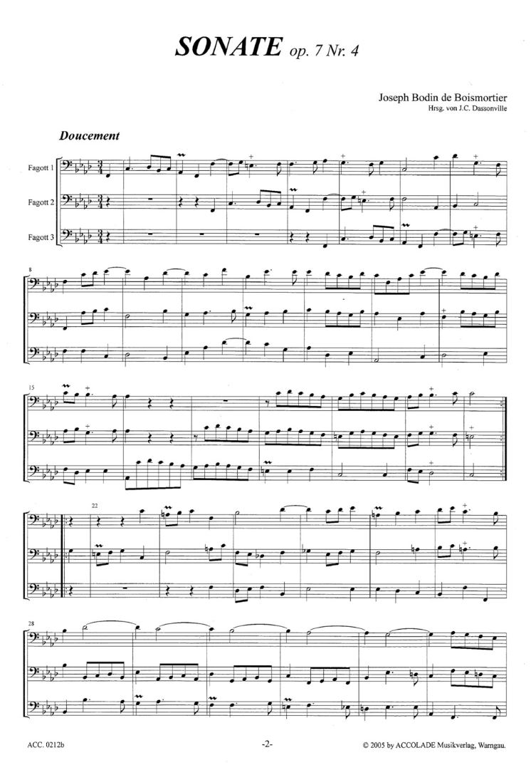 Anderes Coverbild 6 Sonaten op. 7, 4-6 Band 2