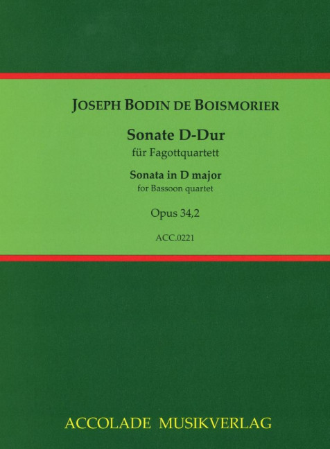 Vorderes Coverbild Sonate D-Dur op.34,2 