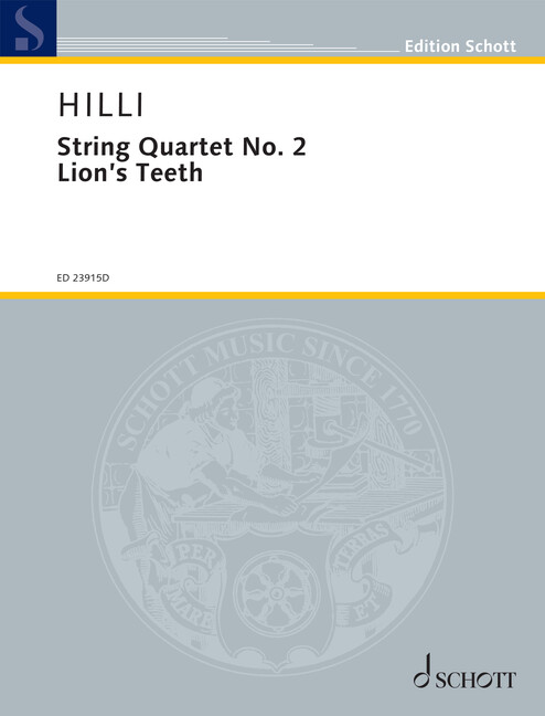 Vorderes Coverbild String Quartet No. 2 – Lion’s Teeth 