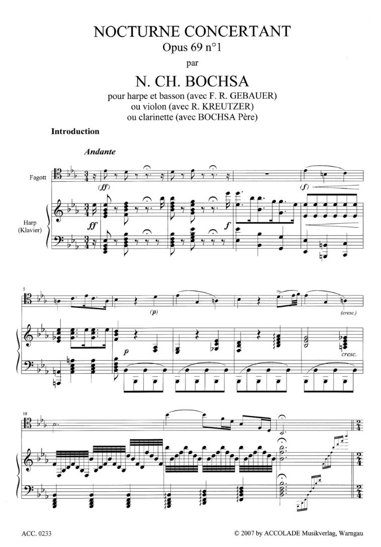 Anderes Coverbild Nocturne concertant op. 69,1 
