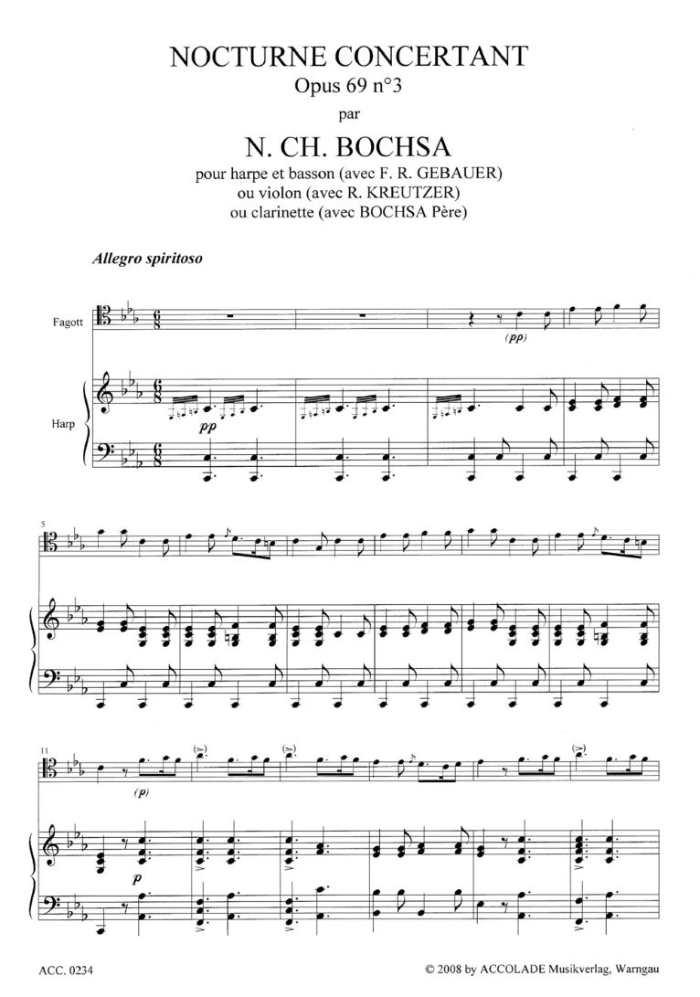 Anderes Coverbild Nocturne concertant op. 69,3 