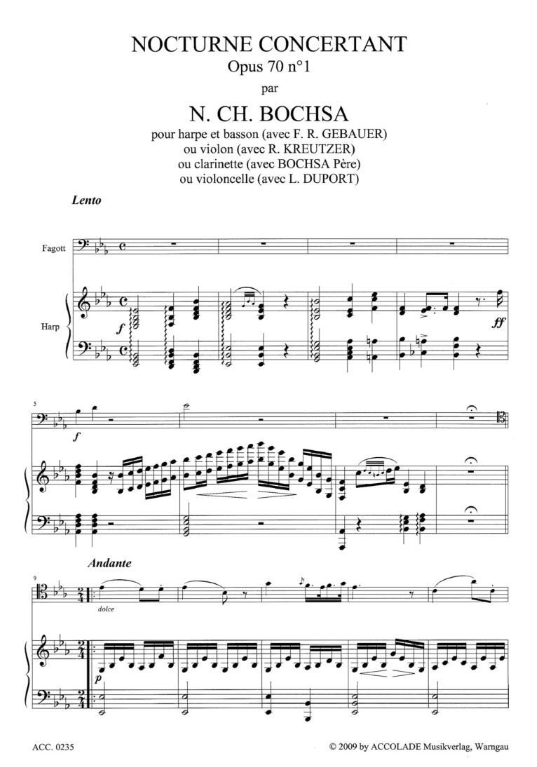 Anderes Coverbild Nocturne concertant op. 70,1 