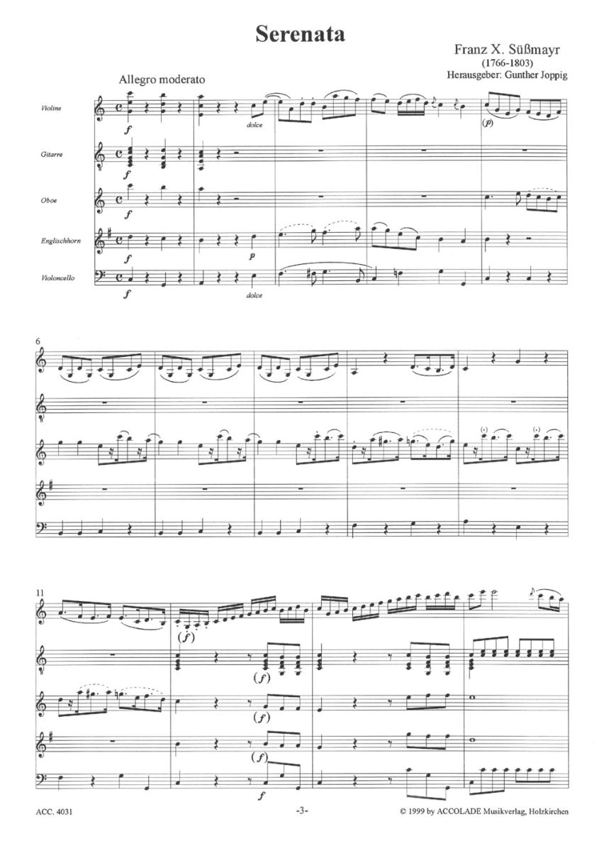 Anderes Coverbild Serenade (Serenata) 