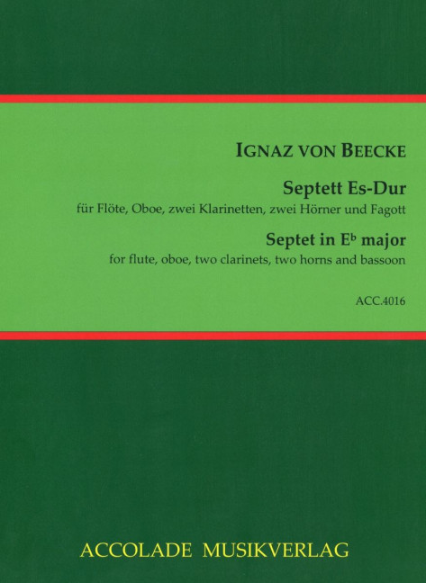 Vorderes Coverbild Septett Es-Dur 