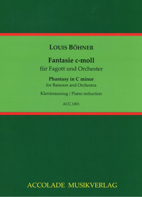 Vorderes Coverbild Fantasie c-moll op. 1 