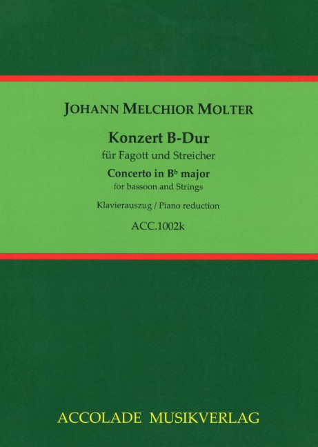 Vorderes Coverbild Konzert B-Dur 
