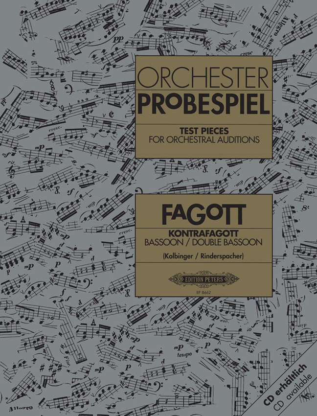Vorderes Coverbild Orchesterprobespiel: Fagott / Kontrafagott