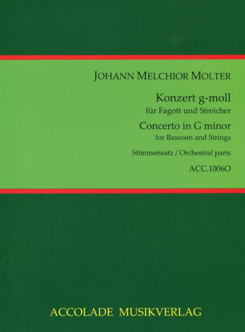 Vorderes Coverbild Konzert g-moll 