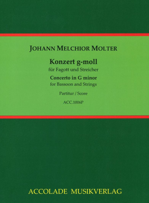 Vorderes Coverbild Konzert g-moll 