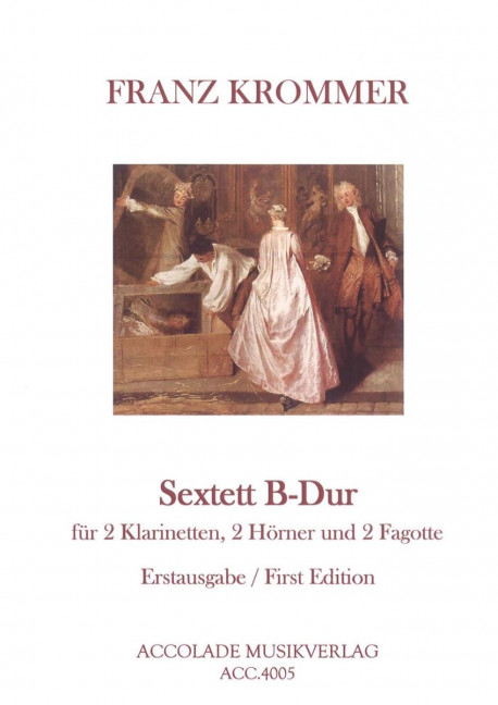 Vorderes Coverbild Sextett B-Dur Nr. 1 
