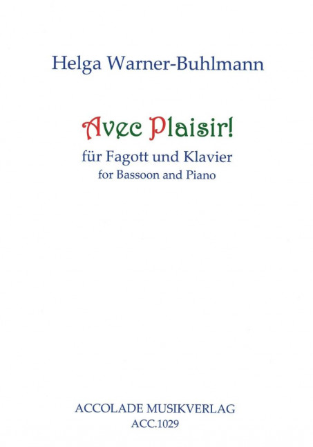 Vorderes Coverbild Avec Plaisir! 