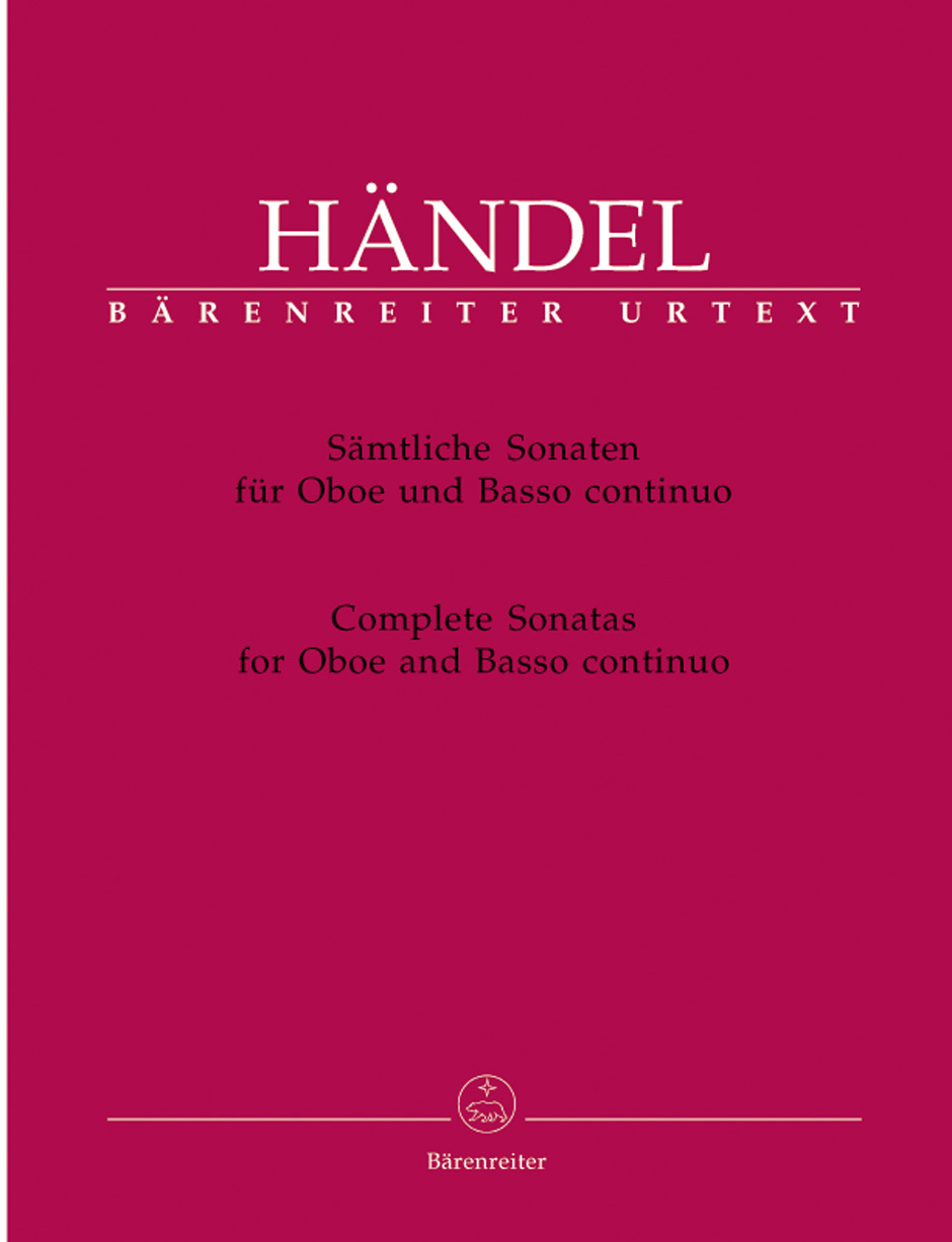Vorderes Coverbild Sämtliche Sonaten für Oboe und Basso continuo