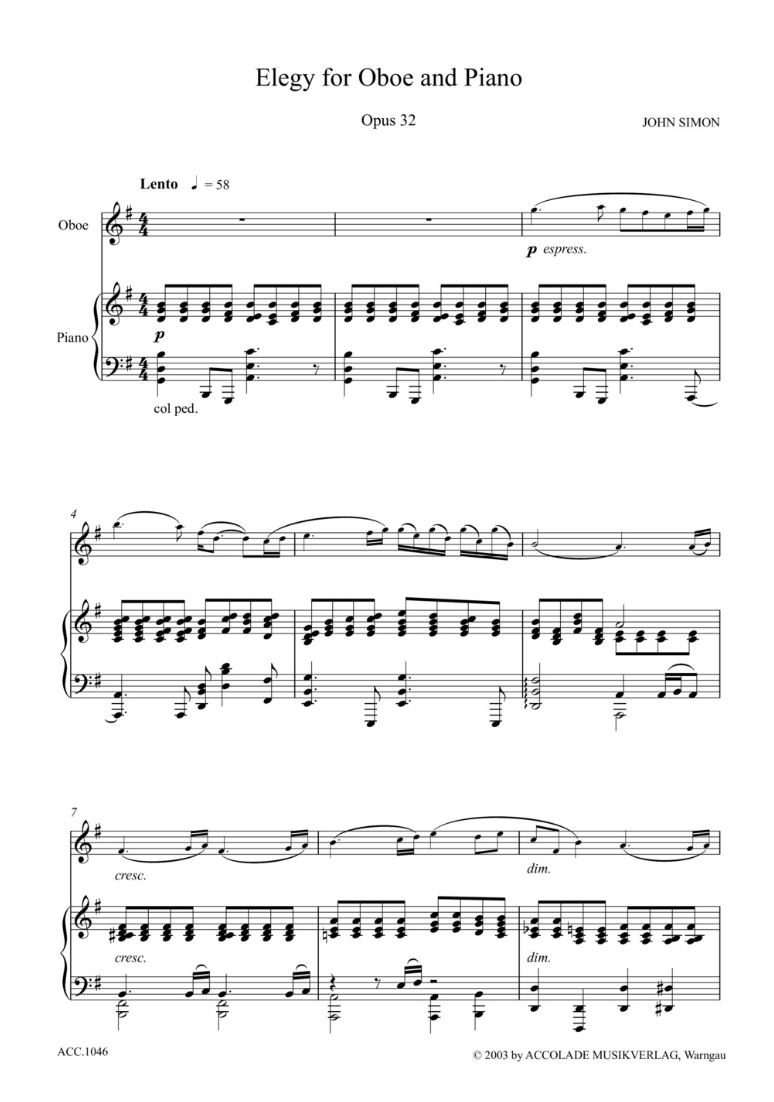 Anderes Coverbild Elegy op. 32 