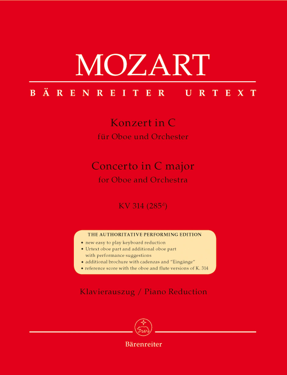 Anderes Coverbild Konzert für Oboe und Orchester C-Dur KV 314 (285d)