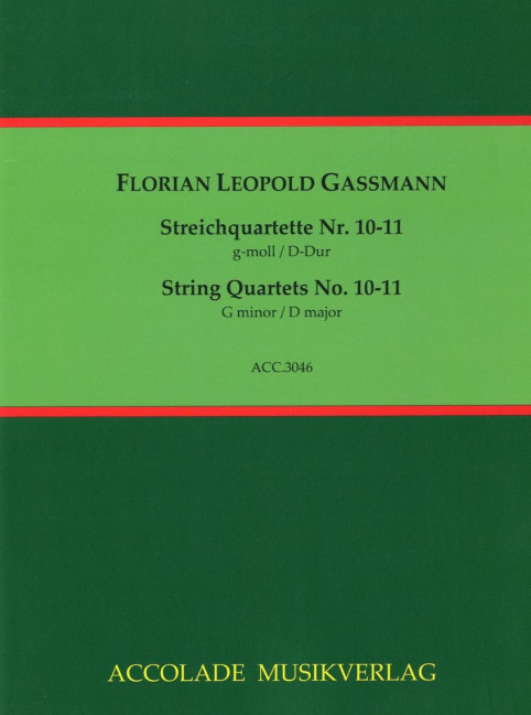 Vorderes Coverbild Streichquartette Nr. 10-11 