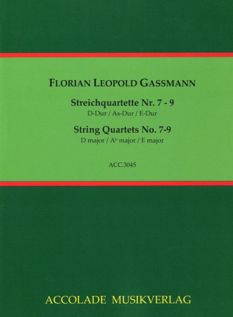 Vorderes Coverbild Streichquartette Nr. 7-9 