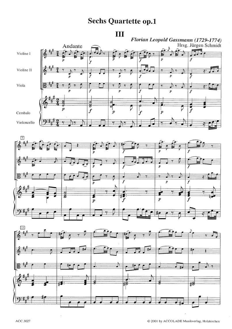Anderes Coverbild Sechs Streichquartette op. 1 