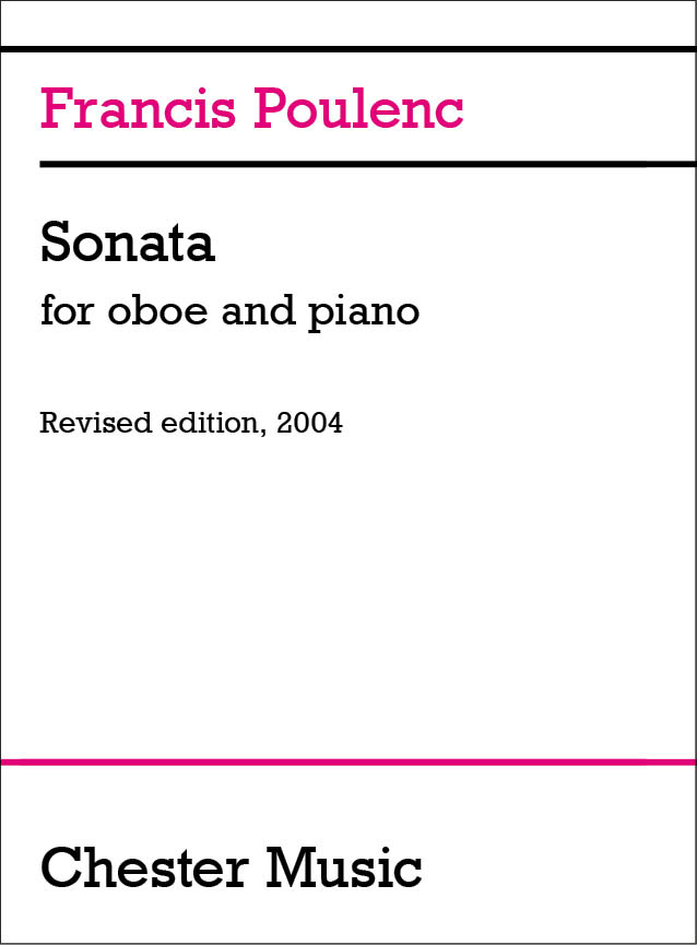Anderes Coverbild Sonata For Oboe And Piano