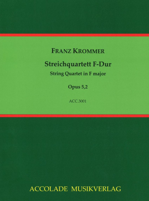 Vorderes Coverbild Streichquartett F-Dur op. 5/2 