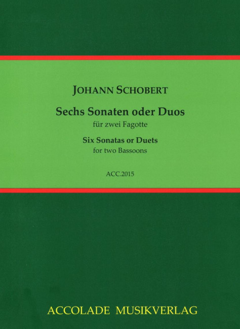 Vorderes Coverbild Sechs Sonaten oder Duos 